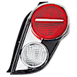 Passenger Side Tail Light, with Bulb, Halogen, Clear Lens, 4 Cyl., 1.2L Engine, CAPA Certified