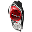 Driver Side Tail Light, with Bulb, Halogen, Clear Lens, 4 Cyl., 1.2L Engine