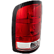 Driver Side Tail Light, with Bulb, Halogen, Clear and Red Lens, CAPA Certified