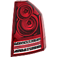 Passenger Side Tail Light, with Bulb, Halogen, Clear and Red Lens, 5.7L/6.1L Engine