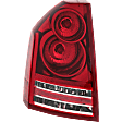 Driver Side Tail Light, with Bulb, Halogen, Clear and Red Lens, 5.7L/6.1L Engine