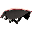 Driver Side Tail Light, with Bulb, Halogen, Clear and Red Lens, 5.7L/6.1L Engine