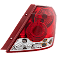 Passenger Side Tail Light, with Bulb, Halogen, Red Lens, 4 Cyl., 1.6L Engine, Hatchback