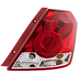 Passenger Side Tail Light, with Bulb, Halogen, Red Lens, 4 Cyl., 1.6L Engine, Hatchback