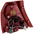 Passenger Side Tail Light, with Bulb, Halogen, Red Lens, 4 Cyl., 1.6L Engine, Hatchback