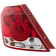 Driver Side Tail Light, with Bulb, Halogen, Red Lens, 4 Cyl., 1.6L Engine, Hatchback
