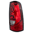 Passenger Side Halogen Tail Light, without Bulb, Fleetside