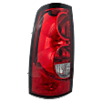 Driver Side Halogen Tail Light, without Bulb, Fleetside, CAPA Certified