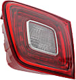Passenger Side, Inner Tail Light, with Bulb, LED, Clear and Red Lens, LTZ Model