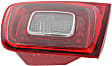 Passenger Side, Inner Tail Light, with Bulb, LED, Clear and Red Lens, LTZ Model