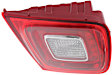 Driver Side, Inner Tail Light, with Bulb, LED, Clear and Red Lens, LTZ Model
