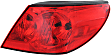 Passenger Side, Outer Halogen Tail Light, With bulb(s), OE Replacement, Convertible