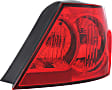 Passenger Side, Outer Halogen Tail Light, With bulb(s), OE Replacement, Convertible