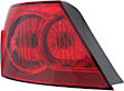 Driver Side, Outer Halogen Tail Light, With bulb(s), OE Replacement, Convertible