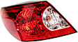 Driver Side Tail Light, with Bulb, Halogen, Clear and Red Lens