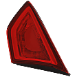 Passenger Side, Inner Tail Light, with Bulb, Halogen, Clear and Red Lens