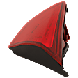 Passenger Side, Inner Tail Light, with Bulb, Halogen, Clear and Red Lens