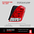 Passenger Side Tail Light, with Bulb, Halogen, LS/LTZ Models, 4 Cyl., 1.4L Engine, CAPA Certified