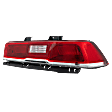 Passenger Side Tail Light, with Bulb, Halogen, (LS/ZL1/Z/28)/(LT/SS, Without RS Package), For Models Without Auto Leveling System Headlight, CAPA CERTIFIED