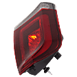 2015-2023 Chrysler 300 - Driver Side LED Tail Light, With bulb, Black Interior, Sedan