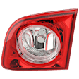 Passenger Side, Inner Tail Light, with Bulb, Halogen, Clear and Red Lens
