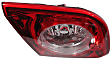 Driver Side, Inner Tail Light, with Bulb, Halogen, Clear and Red Lens, Hybrid/LS/LT Models