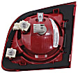 Driver Side, Inner Tail Light, with Bulb, Halogen, Clear and Red Lens, Hybrid/LS/LT Models