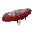 Driver Side, Inner Tail Light, with Bulb, Halogen, Clear and Red Lens