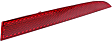 Rear, Passenger Side Bumper Reflector, CAPA Certified