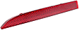 Rear, Driver Side Bumper Reflector, CAPA Certified