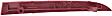 Rear, Driver Side Bumper Reflector, CAPA Certified