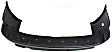 Rear Primed Bumper Cover, With Parking Aid Sensor Holes