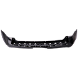 Rear Primed Bumper Cover, Except Denali Model, Hybrid, Yukon XL and With Off Road Package, Without Parking Aid Sensor Holes, CAPA Certified