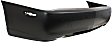 Rear Primed Bumper Cover, With Turn Signal Light Holes, Without Upper Chrome Trim