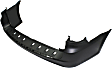 Rear Primed Bumper Cover, With Parking Aid Sensor Holes