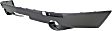 Rear, Lower Bumper Cover, Textured, With Dual Exhaust Cut Outs And Reflector Holes, CAPA CERTIFIED