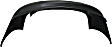 Rear Primed Bumper Cover, Sedan, With Single Exhaust Hole