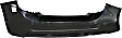 Rear Primed Bumper Cover, Hatchback, LS/LT/LTZ Models, Without Parking Aid Sensor Holes