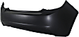 Rear Primed Bumper Cover, Hatchback, LS/LT/LTZ Models, Without Parking Aid Sensor Holes, CAPA Certified