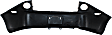 2010 Chevrolet Cobalt - Rear Primed Bumper Cover,  For Models Without Sport Package, Coupe