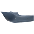 Rear Primed Bumper Cover, Models With Parking Sensor, For Models Without RS Package and Blind Spot Side Detection Sensor