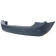 Rear Primed Bumper Cover, Models With Parking Sensor, For Models Without RS Package and Blind Spot Side Detection Sensor, CAPA Certified