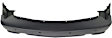 Rear Primed Bumper Cover, Base Model, For Models Without Sport Package, With Parking Aid Sensor Holes