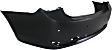 Rear Primed Bumper Cover, For Models With RS Appearance Package and Parking Sensor, Without Blind Spot Module, CAPA Certified