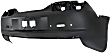 Rear Primed Bumper Cover, With Parking Aid Sensor Holes, Without Tow Hook Hole, CAPA CERTIFIED