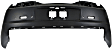 Rear Primed Bumper Cover, With Parking Aid Sensor Holes, Without Tow Hook Hole, CAPA CERTIFIED