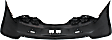 Rear Primed Bumper Cover, Coupe/Convertible, Without Parking Aid Sensor Holes