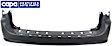Rear Primed Bumper Cover, Without Parking Sensor, Without Blind Spot Sensor, CAPA CERTIFIED