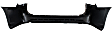 Rear Primed Bumper Cover, Without Parking Aid Sensor Holes