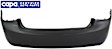 2011-2015 Chevrolet Cruze - Rear Primed Bumper Cover, For Models Without RS Appearance Package, Side Object Sensor and Parking Sensor, CAPA Certified